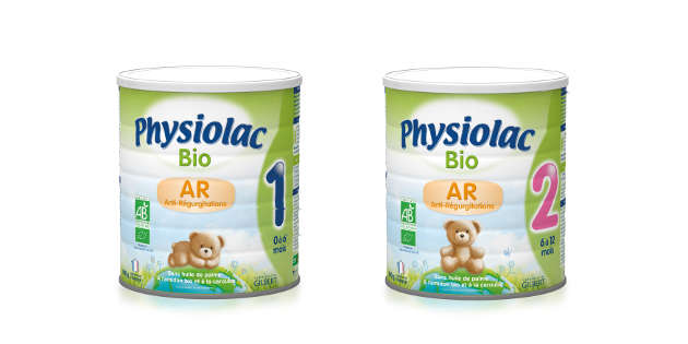 physiolac AR bio, lait pour nourrisson, lait maternisé, lait premier âge